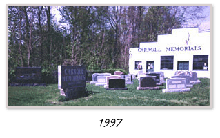 Carroll Memorials Original Location