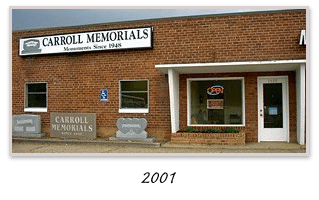 Carroll Memorials Old Location